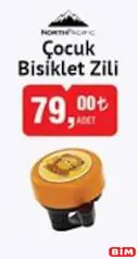 NORTH PACİFİC ÇOCUK BİSİKLET ZİLİ NORTH PACİFİC ÇOCUK BİSİKLET ZİLİ